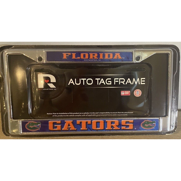 University of Florida Gators Metal License Plate Frame‎ Officially Licensed New - Picture 1 of 3